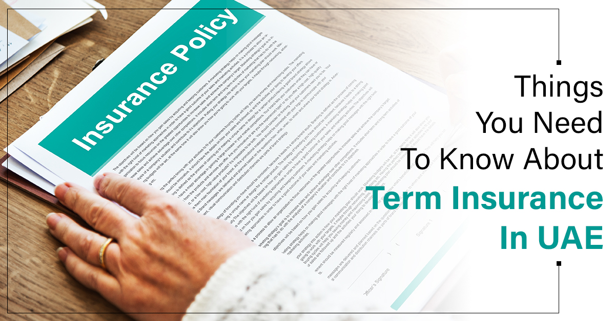 Things You Need To Know About Term Insurance In UAE